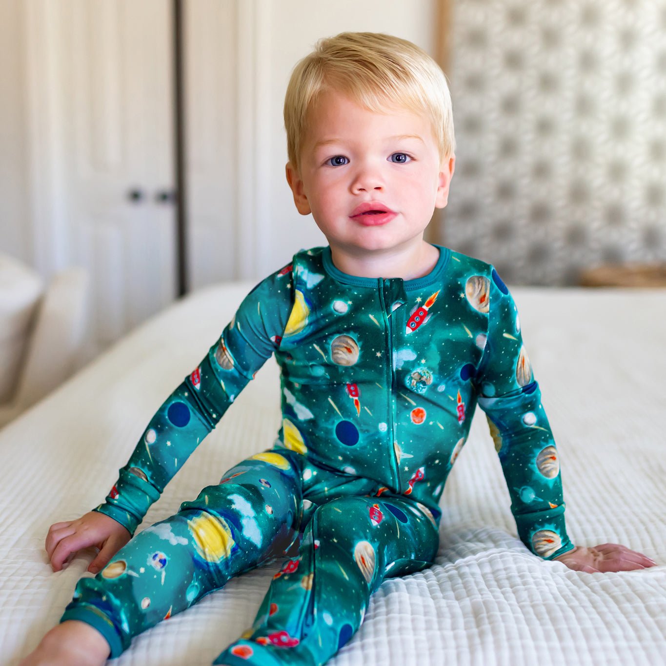 Vroom To The Planets Coverall (0-3t)