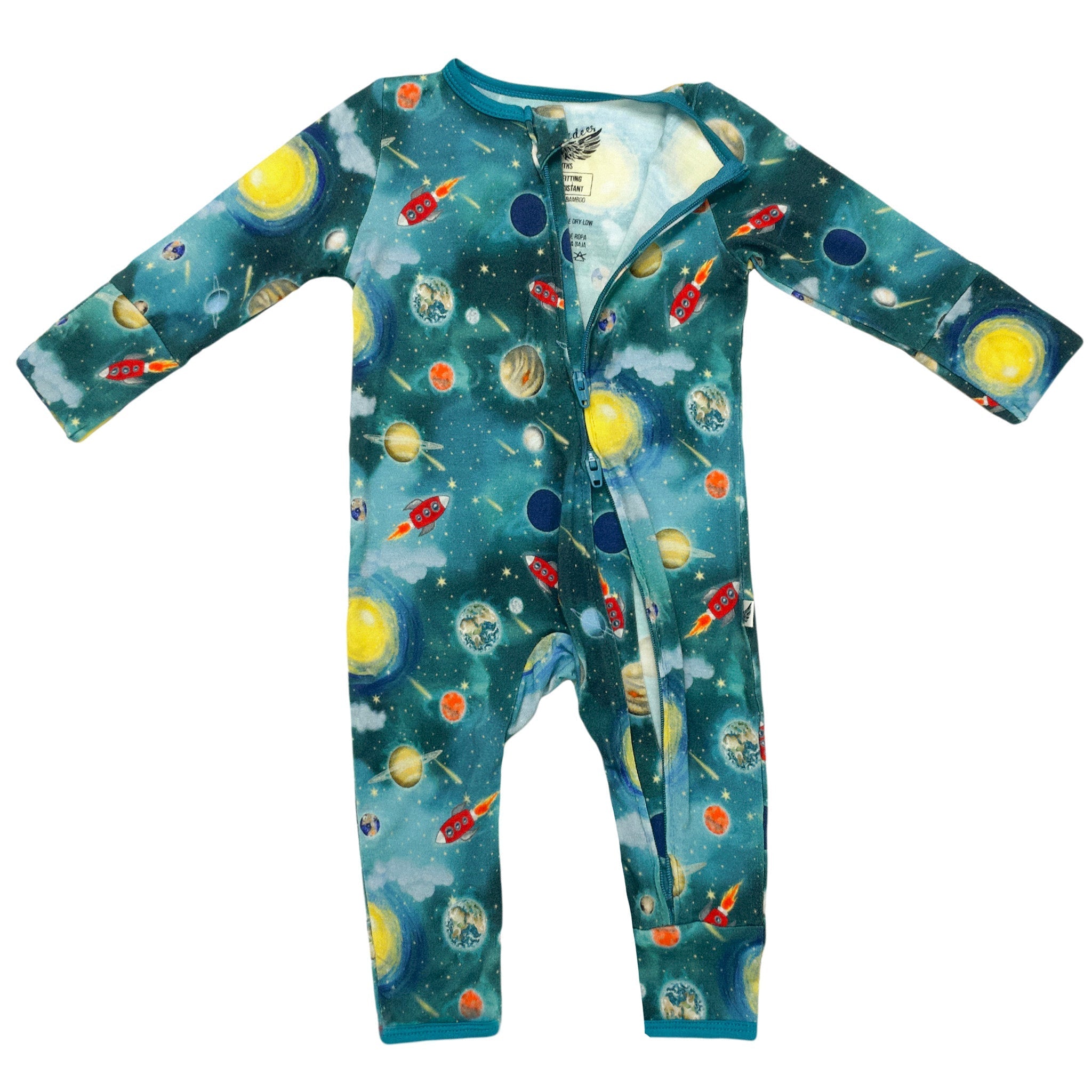 Vroom To The Planets Coverall (0-3t)