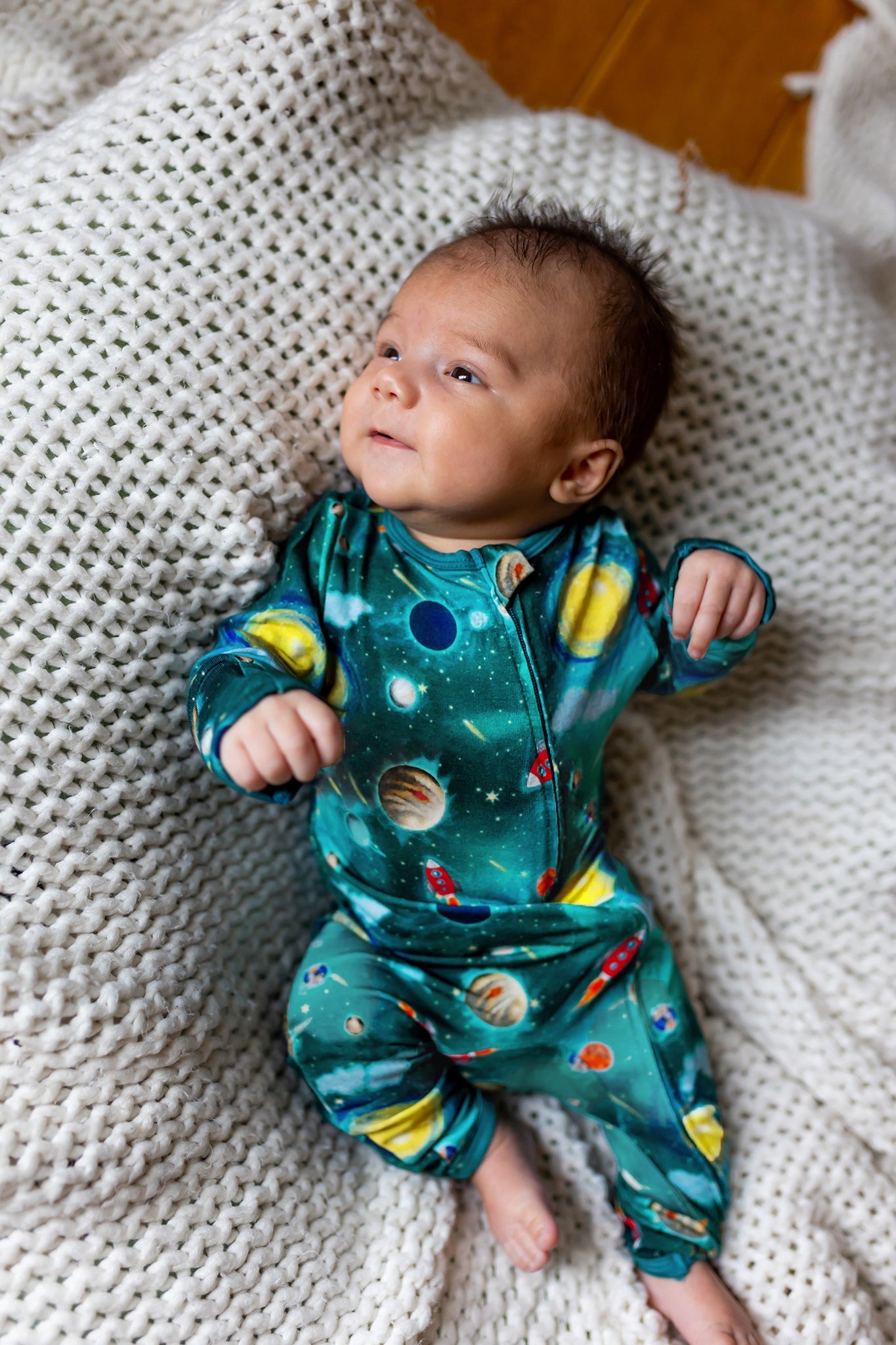 Vroom To The Planets Coverall (0-3t)