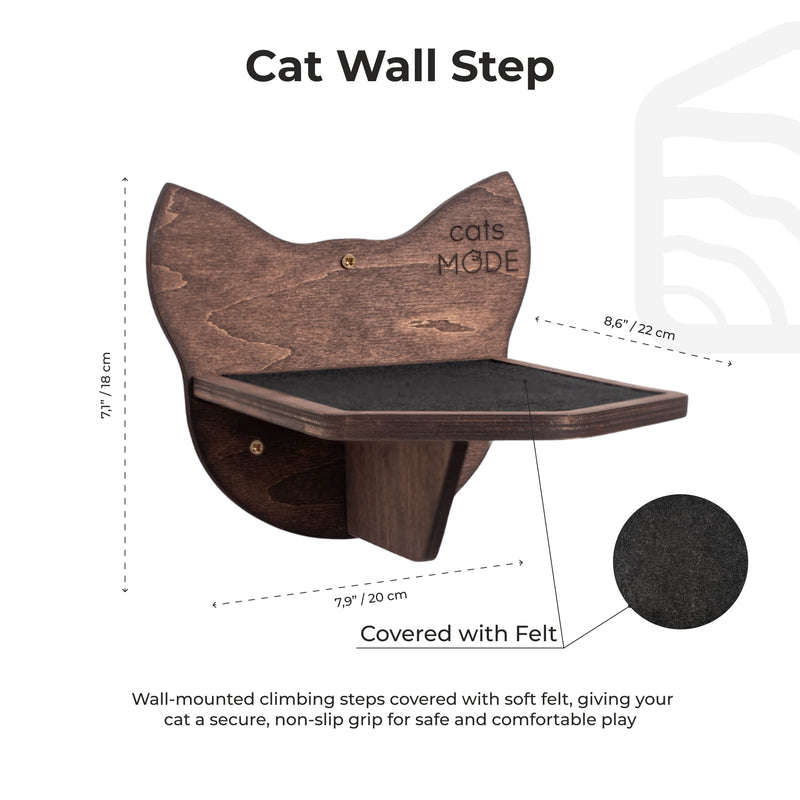Wall Climbing Steps For Cats