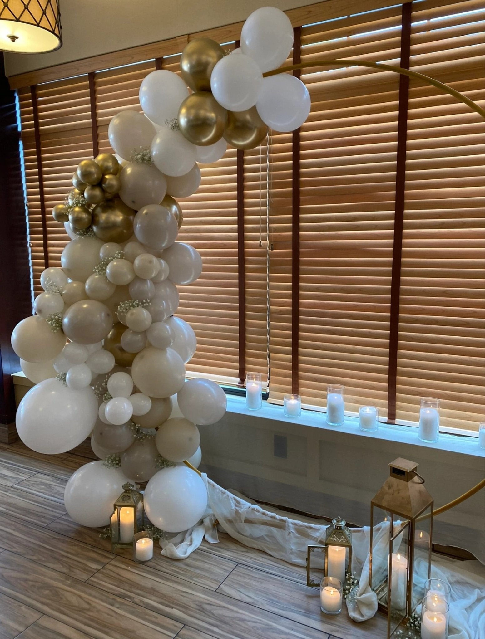 Warm Gray Balloon Garland