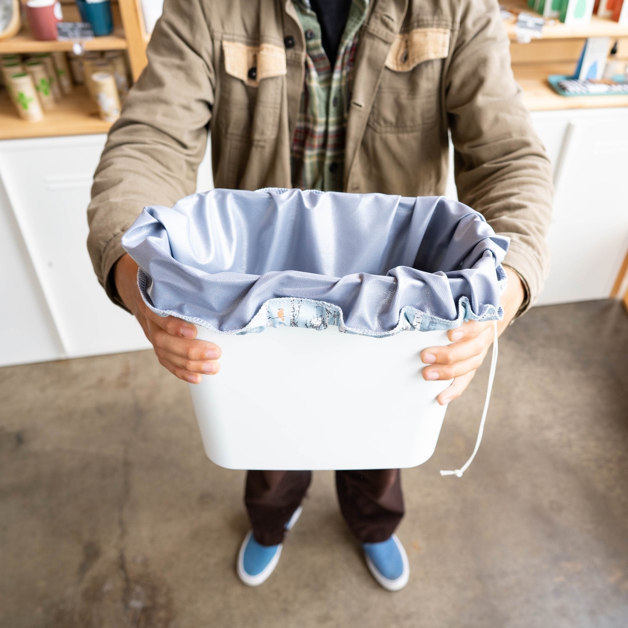 Washable Pail Liner: Reusable Trash/recycling Bag