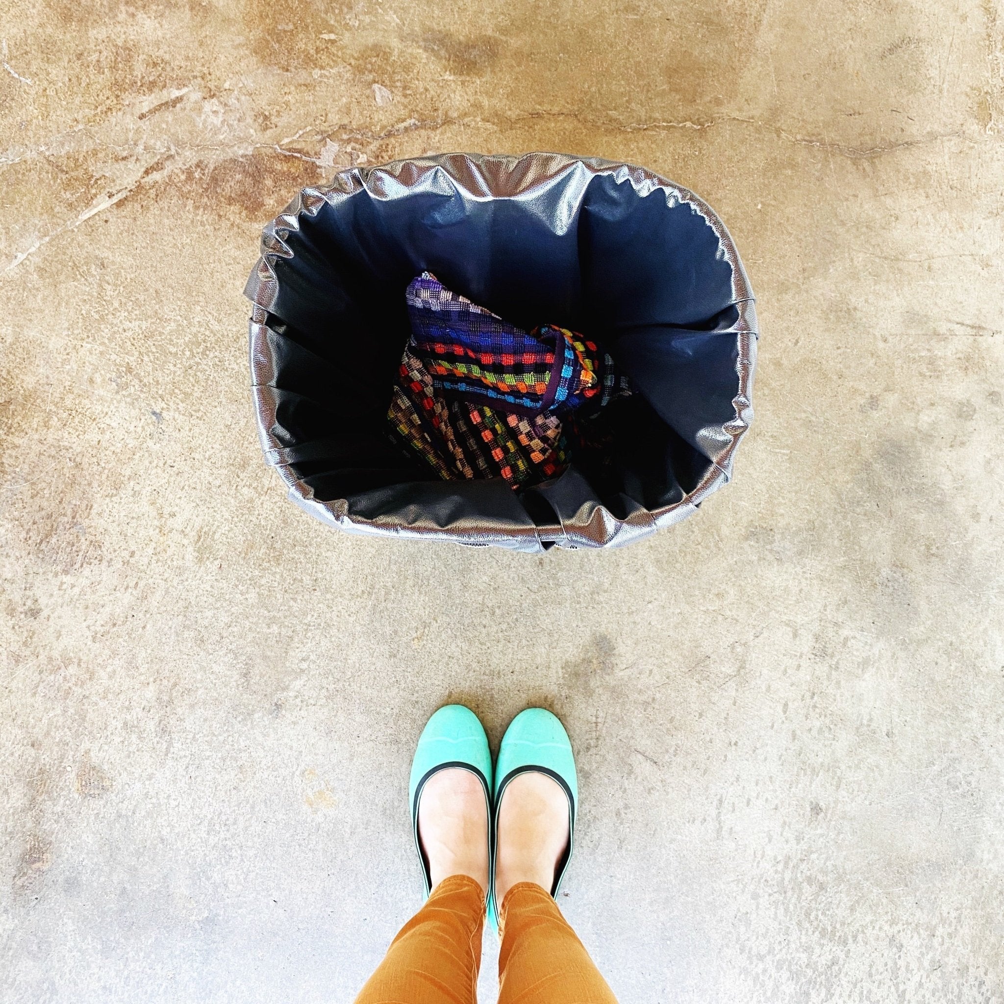 Washable Pail Liner: Reusable Trash/recycling Bag