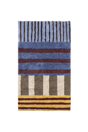 WASHABLE RUG COLOR ON INDIGO BLUE
