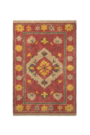 WASHABLE RUG PERSIAN RED