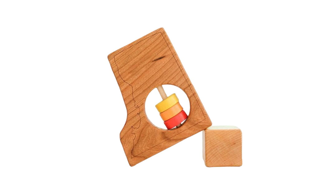 Washington Dc Wooden Baby Rattle™