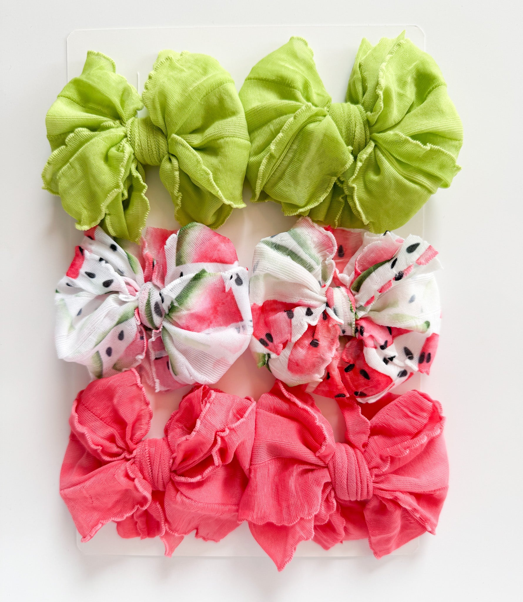 Piggy Clip Trio Set | Watermelon Slice