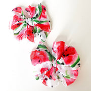 Watermelon | Ruffled Hair Clip
