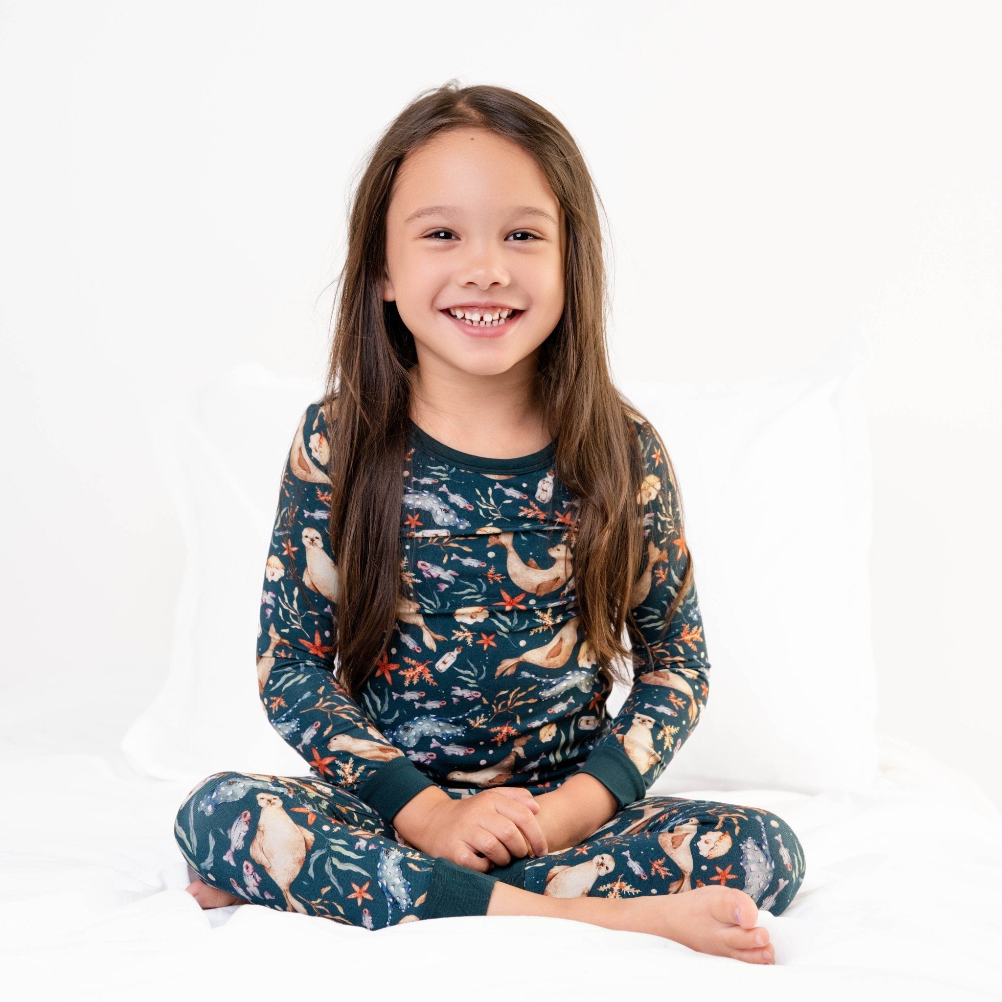 Waves & Whiskers Long Sleeve Pj's