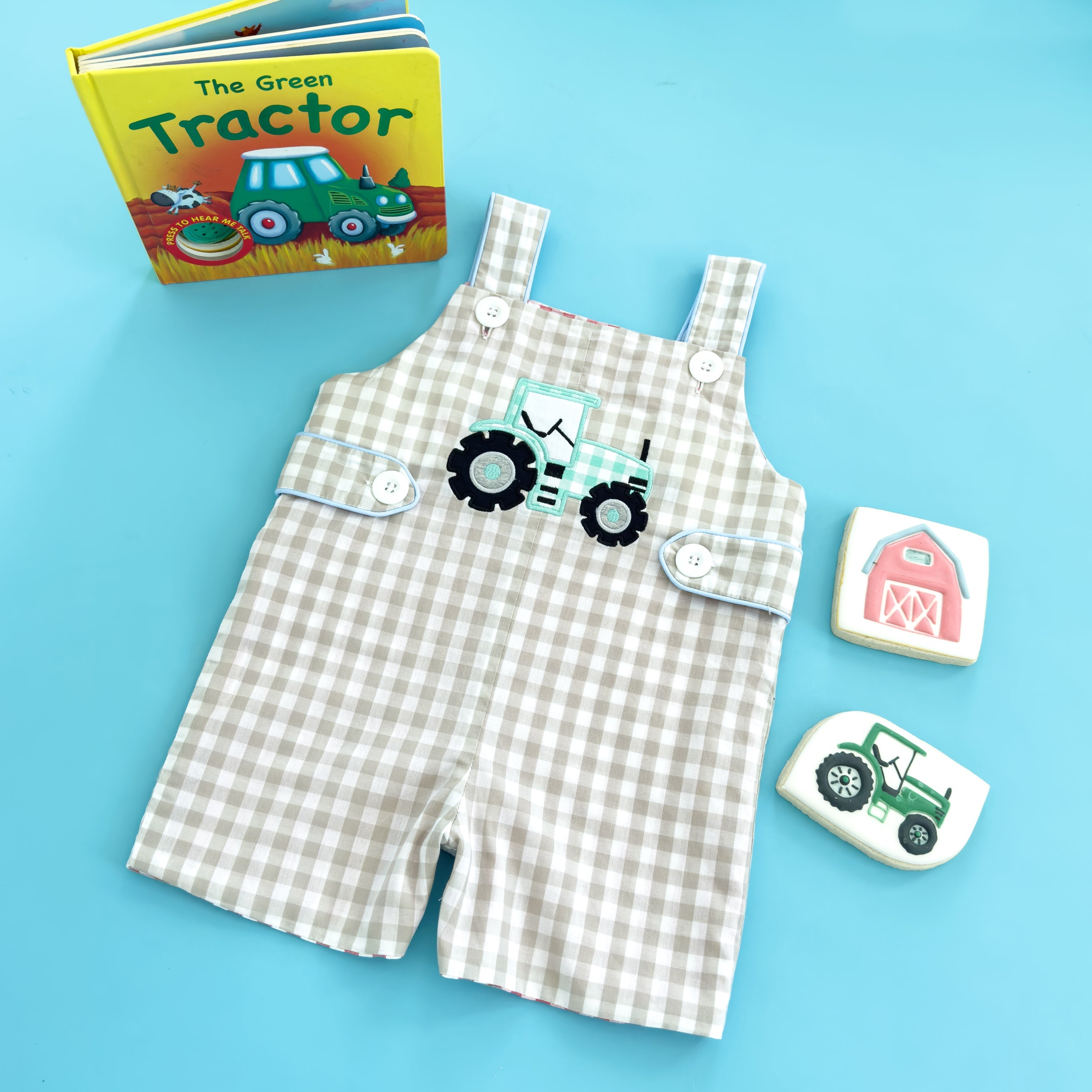 Reversible Tractor / Little Blue Farm Truck Jon Jon