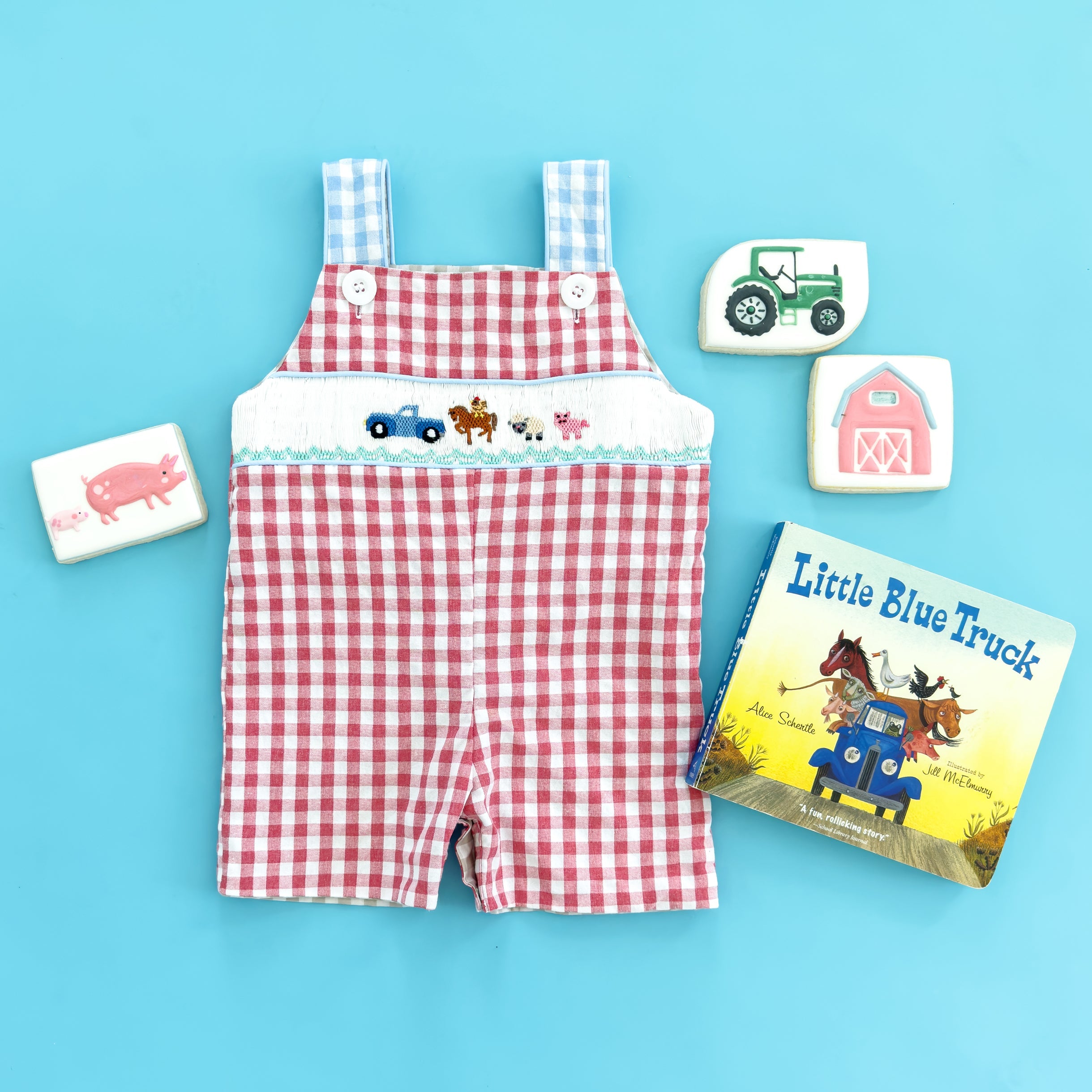 Reversible Tractor / Little Blue Farm Truck Jon Jon