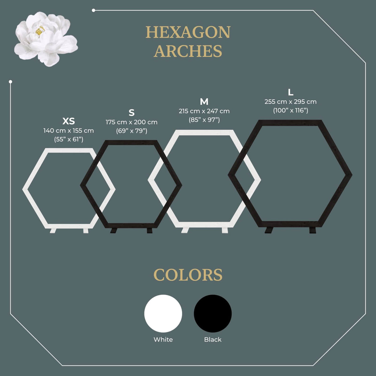 Wedding Arch Hexagon
