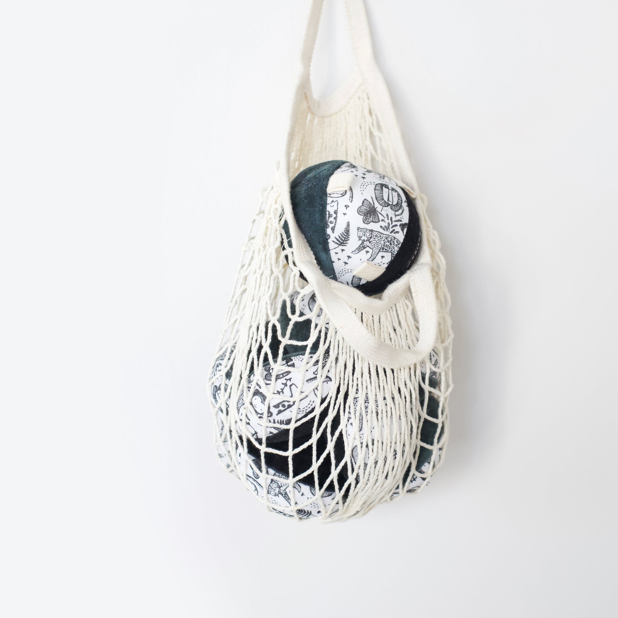 Taggy Ball With Rattle - Wild