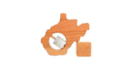 West Virginia State Wooden Baby Rattle™