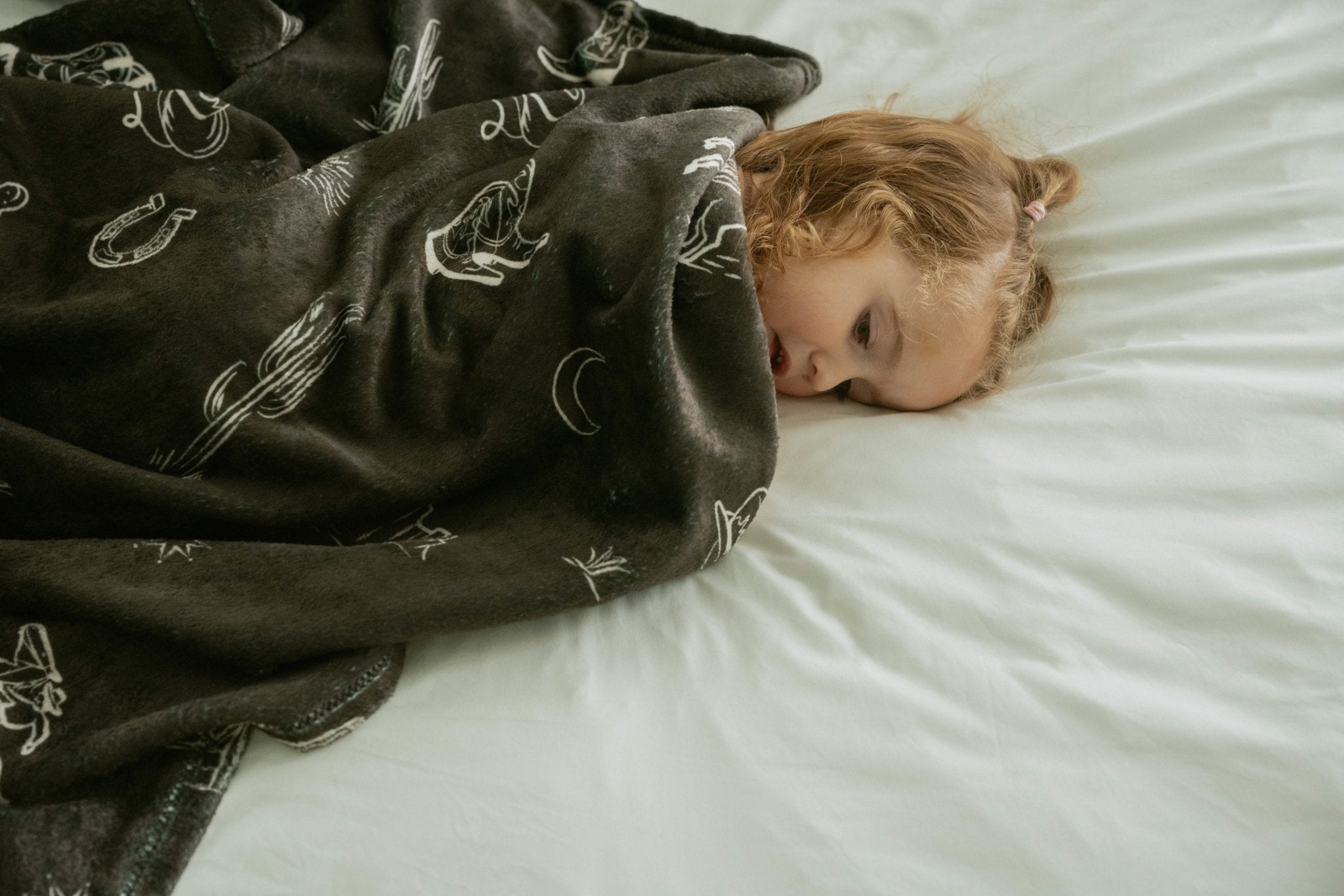 Western Double Sided Throw Blanket