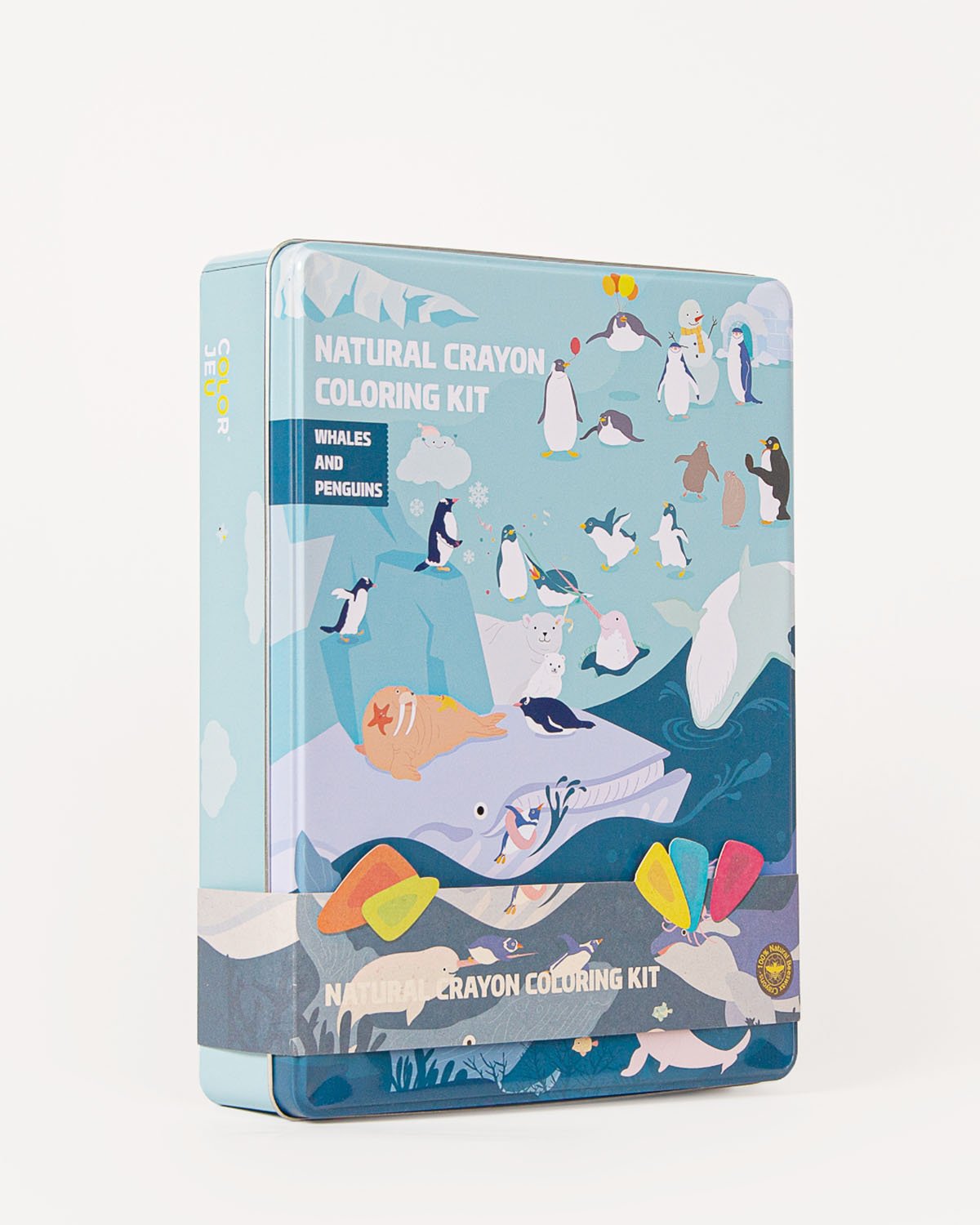 Coloring Kit Party Set Whales And Penguins