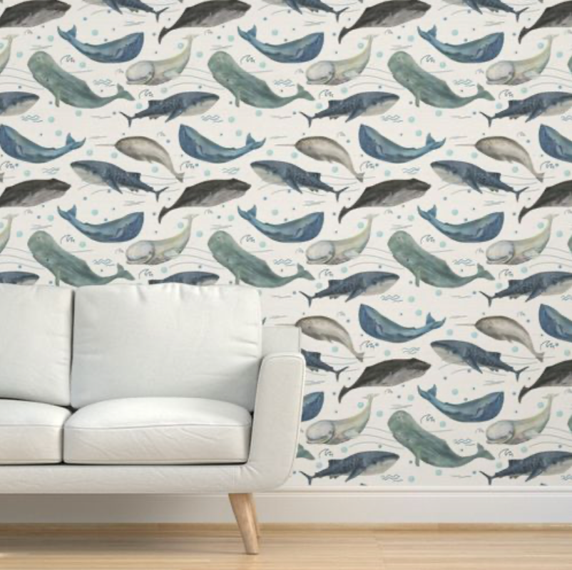 Sea Life & Animals Wallpaper - Nursery Wall Decor Wallpapers