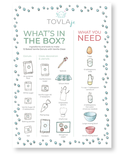 Tovla Jr. Doughnut Baking Activity Kit For Kids