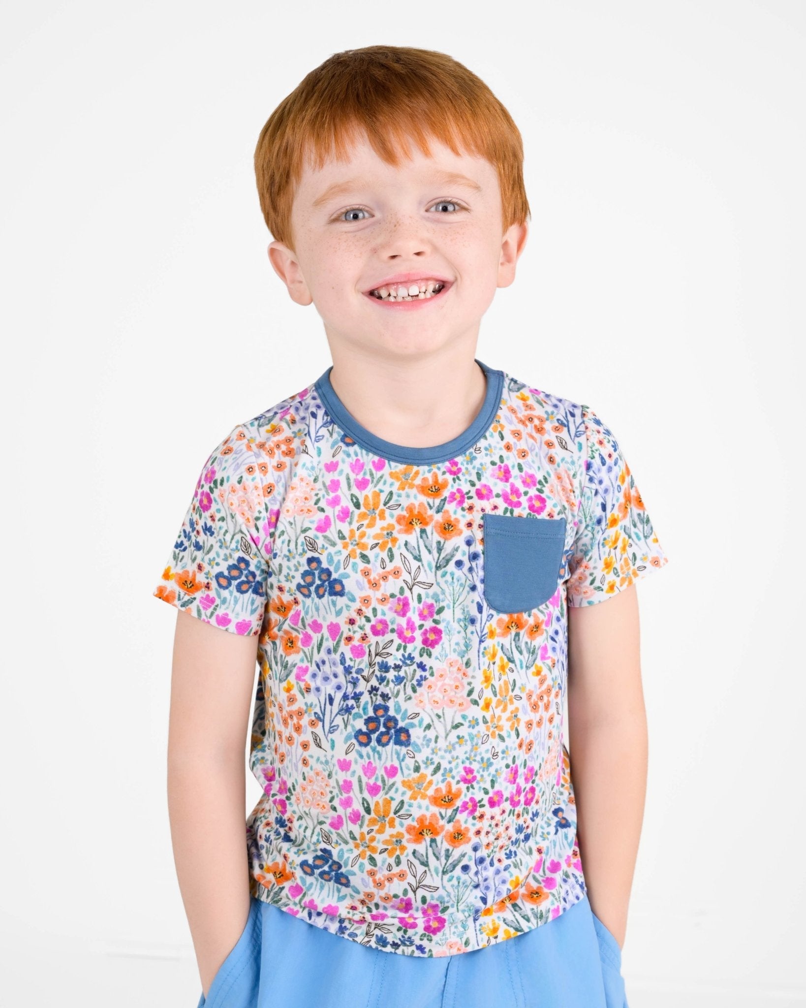 Whispering Wildflowers Kids' Short Sleeve T-shirt