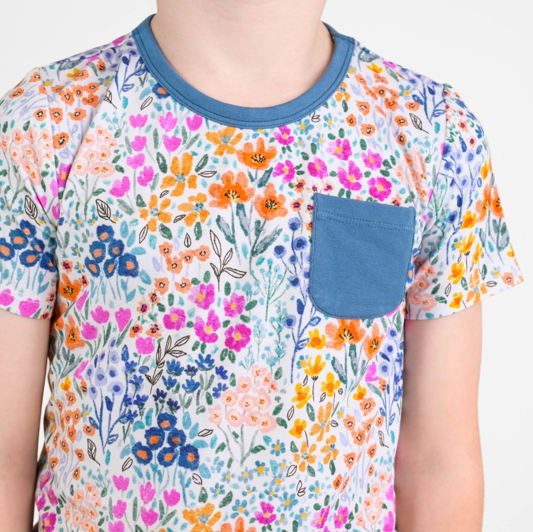 Whispering Wildflowers Kids' Short Sleeve T-shirt