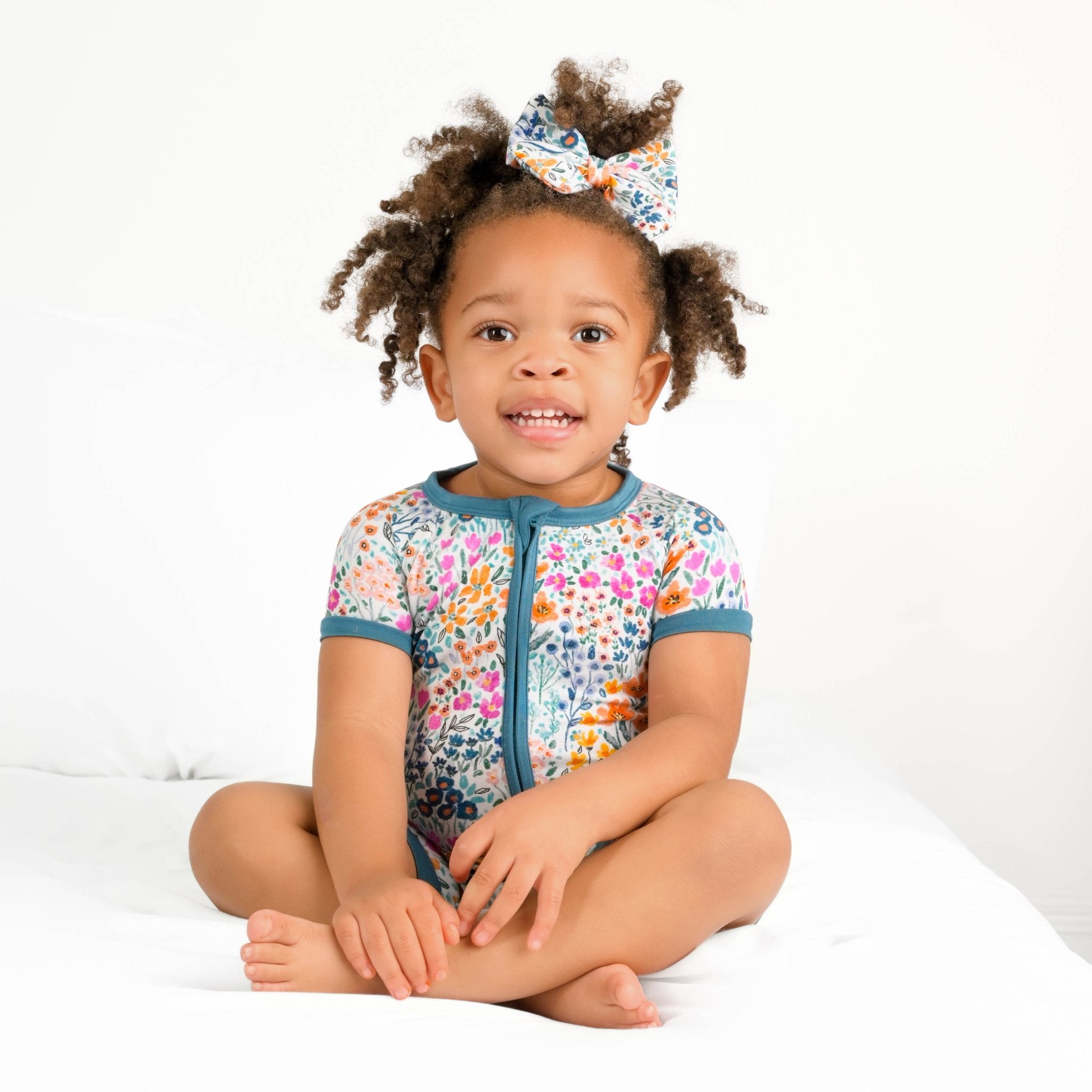 Whispering Wildflowers Short Sleeve Romper
