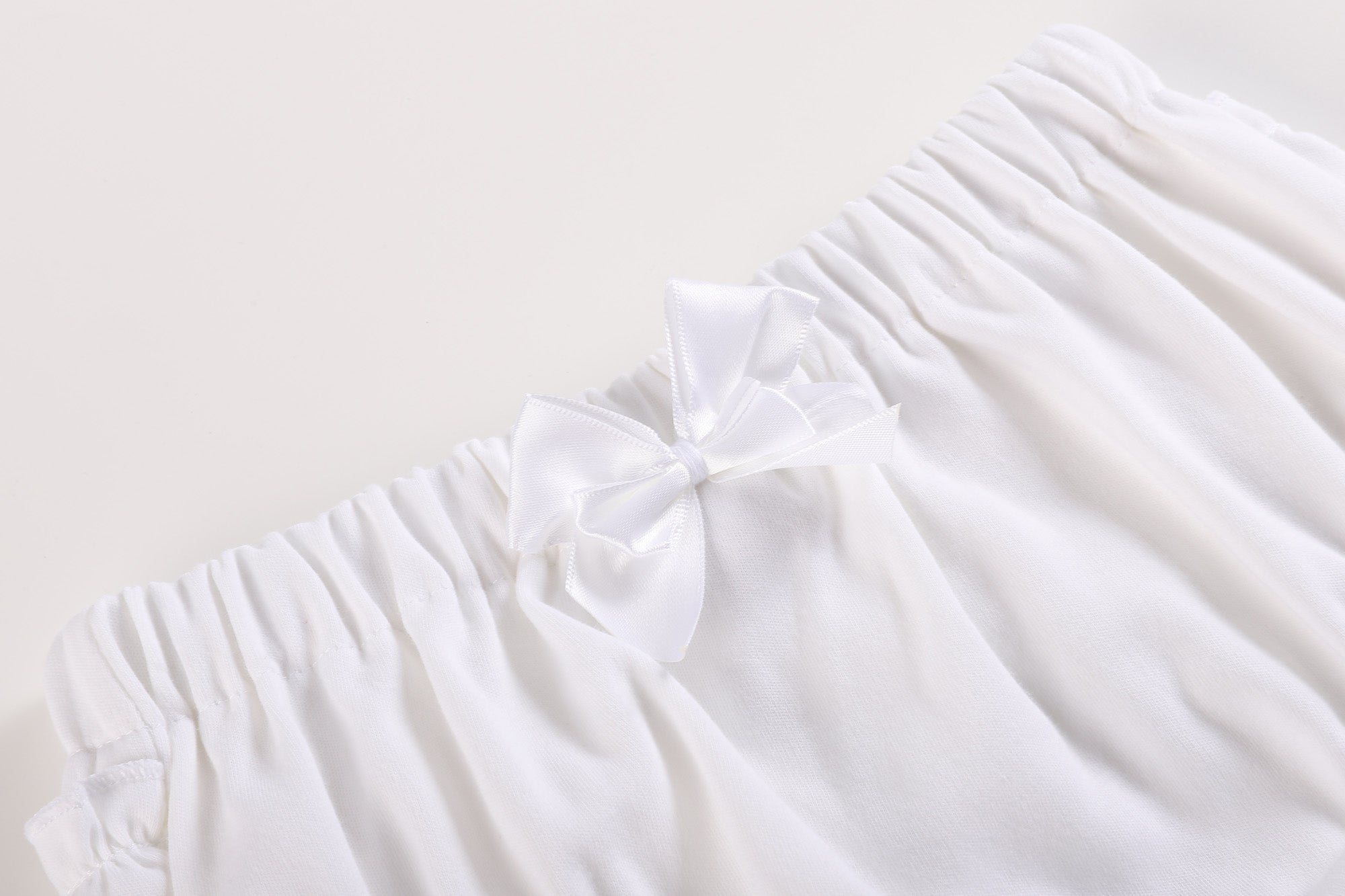 White And Pink Bloomers Knit 2pc Set