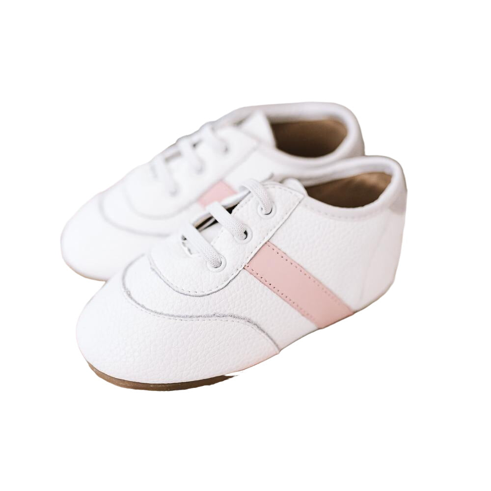 White And Pink Love Bug Sneaker