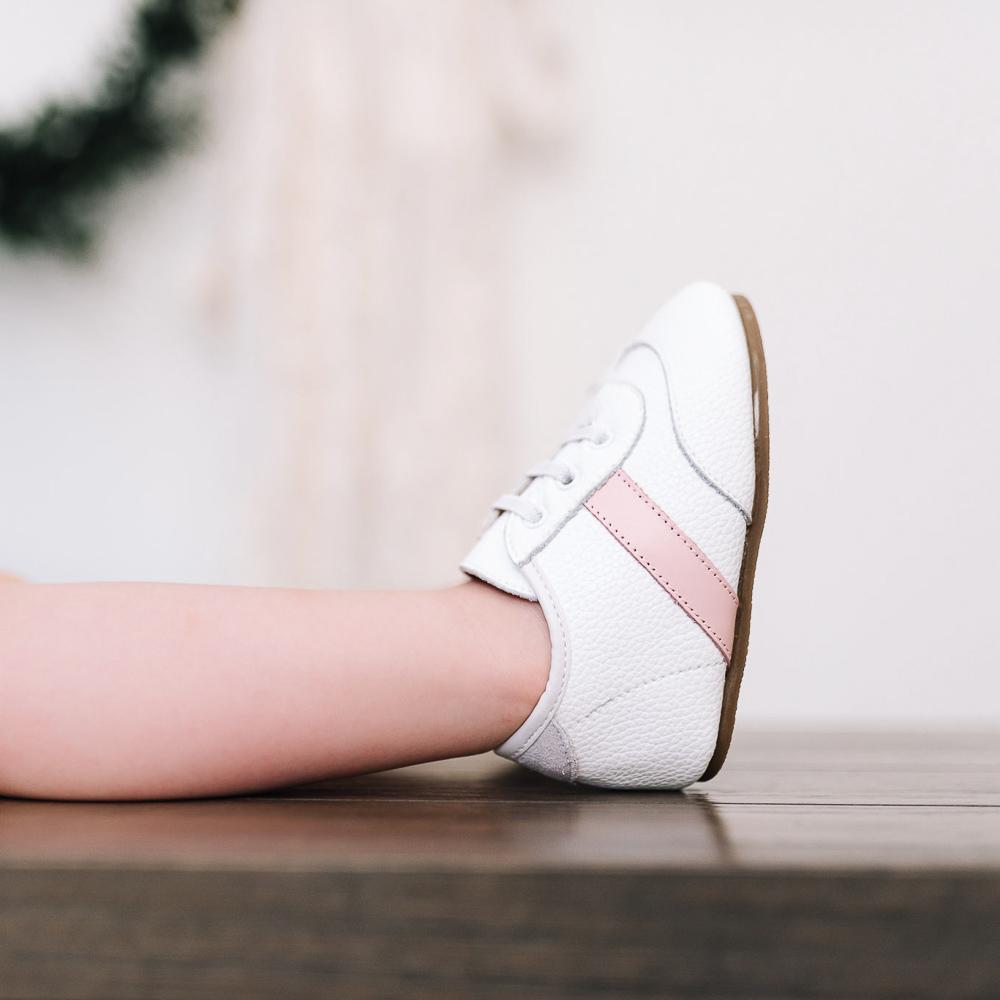 White And Pink Love Bug Sneaker