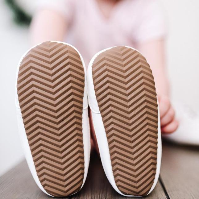 White And Pink Love Bug Sneaker