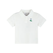 White Golf Tee Polo Shirt