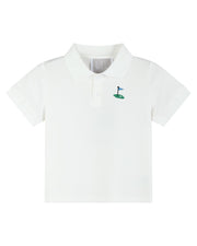 White Golf Tee Polo Shirt