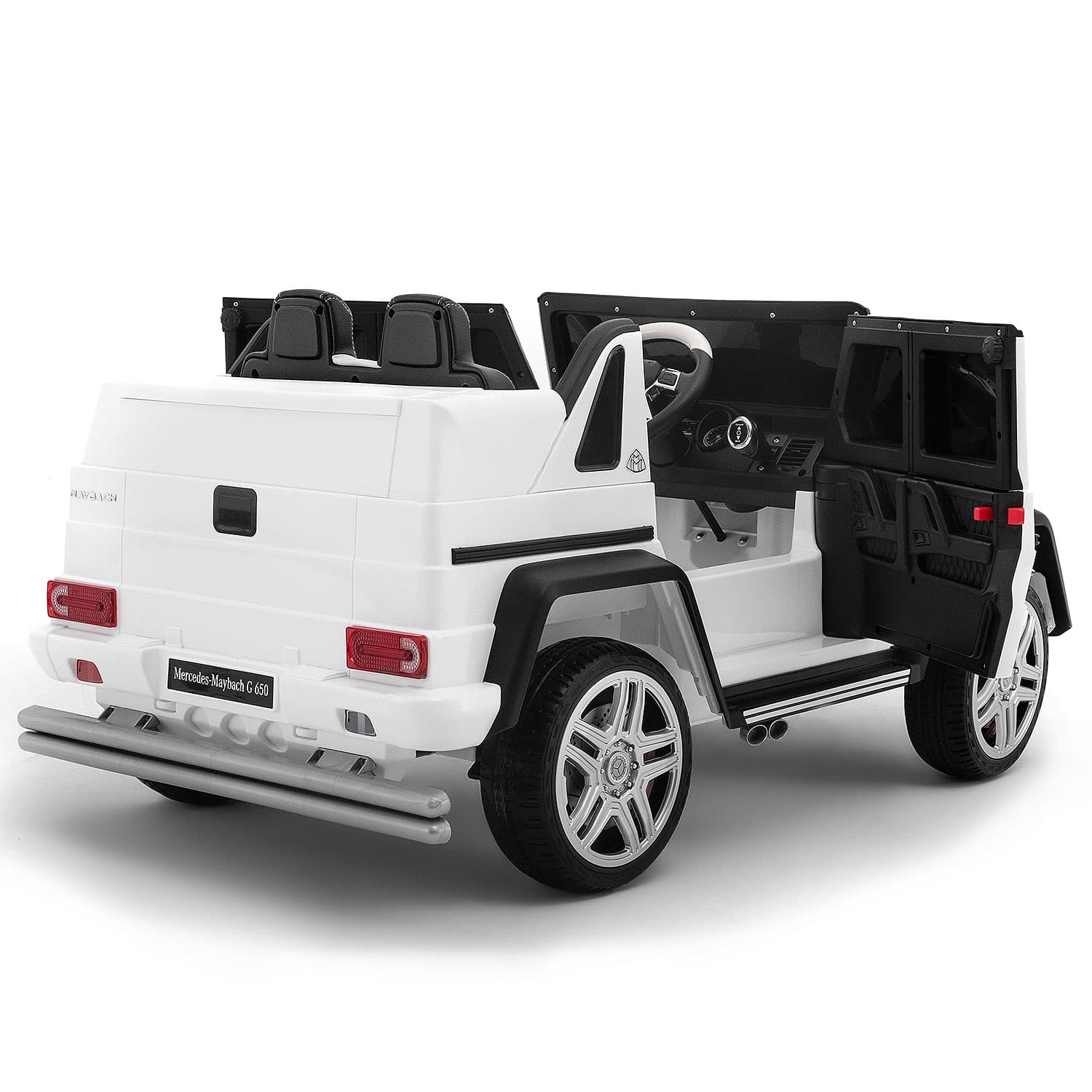 Mercedes Maybach G650 12v Kids Ride-on Car With Parental Remote | White