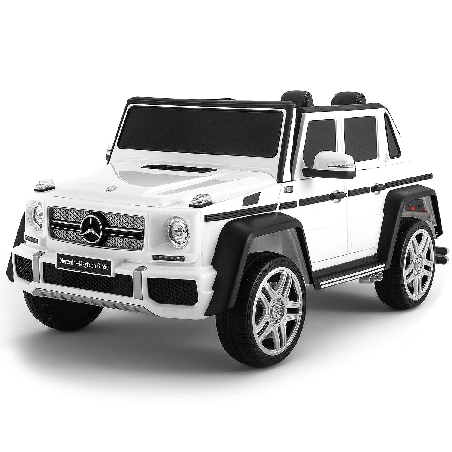 Mercedes Maybach G650 12v Kids Ride-on Car With Parental Remote | White