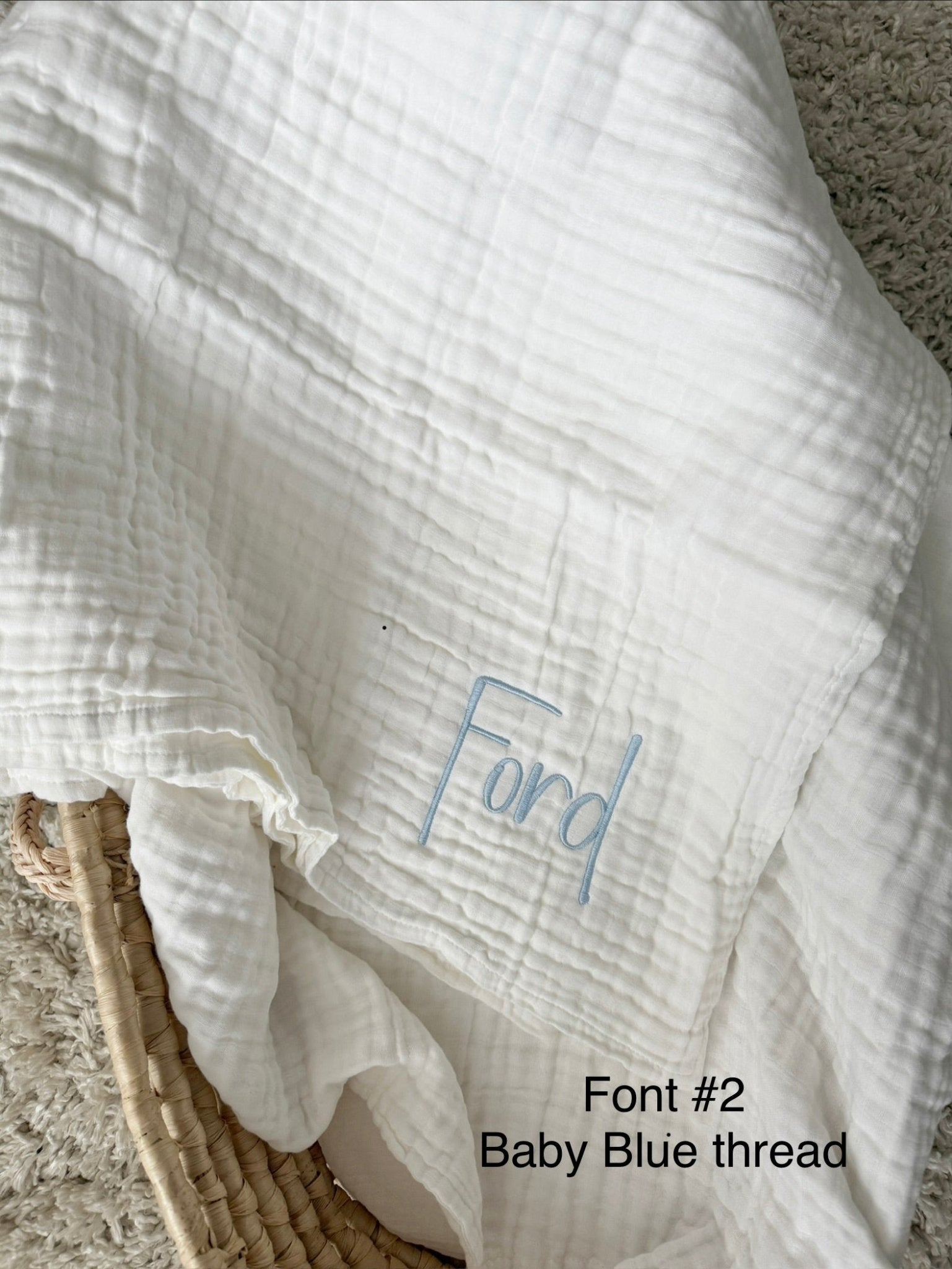 Muslin 6-layer Blanket - White