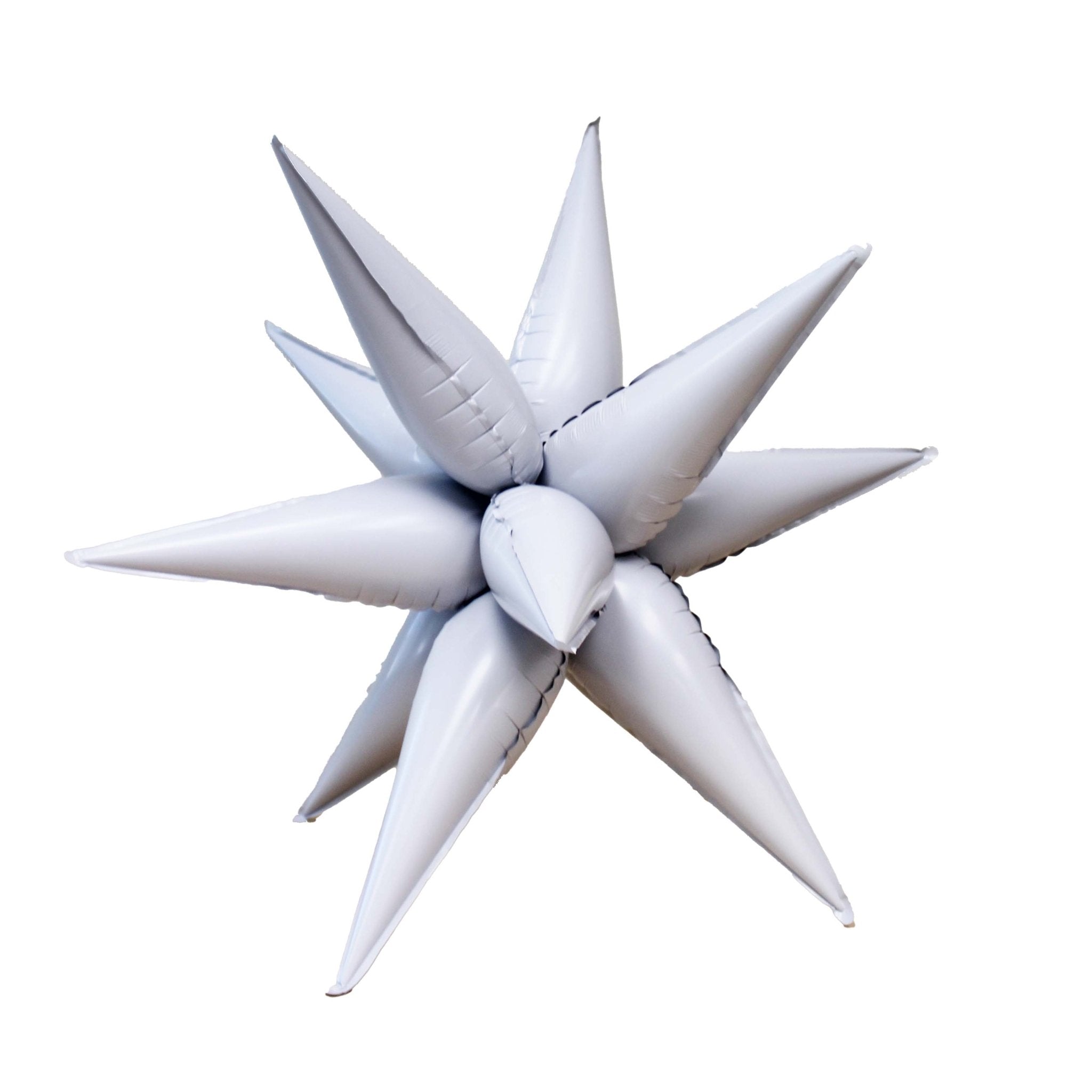White Starburst Balloon