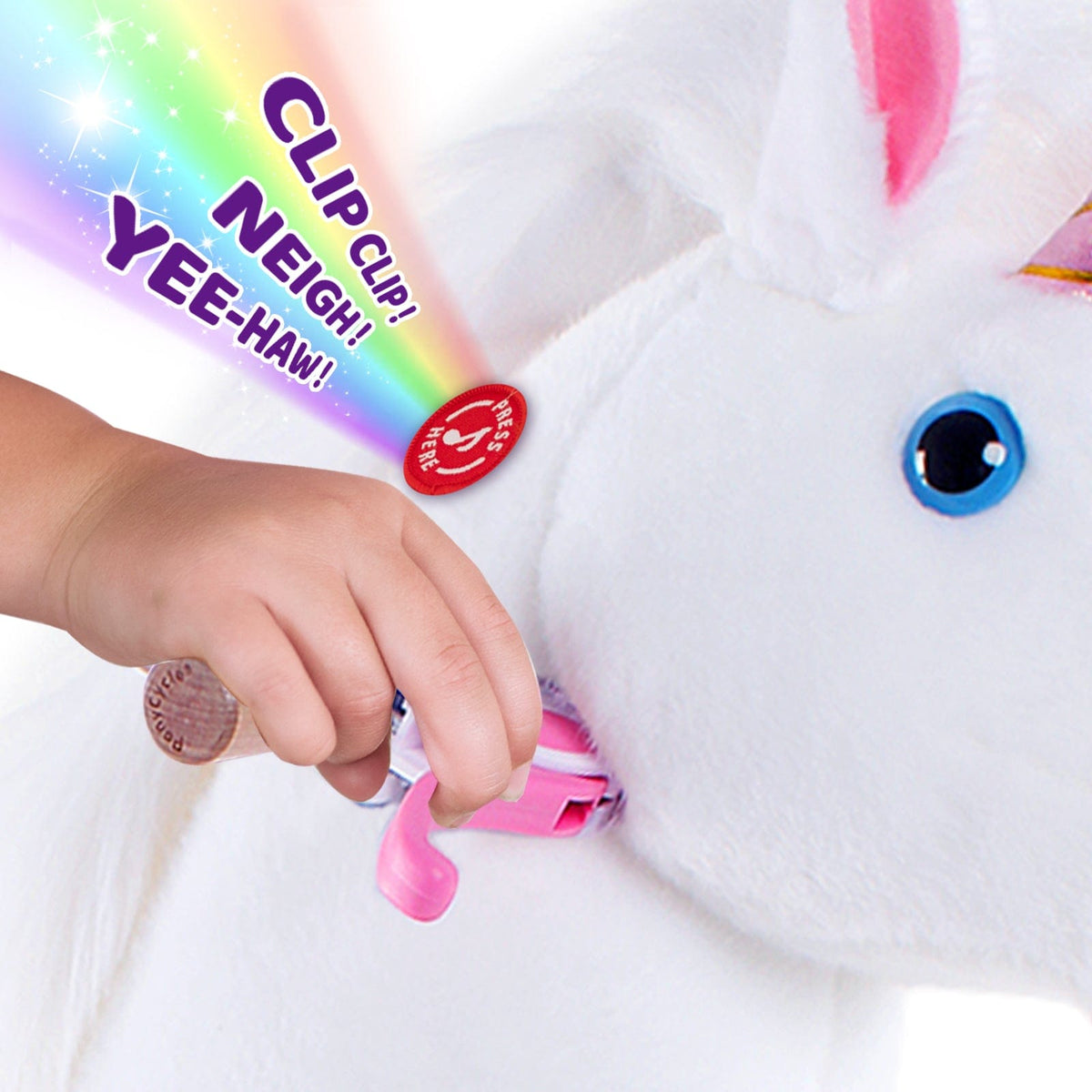 Model U® Unicorn Ride-on Toy Age 7+ – White