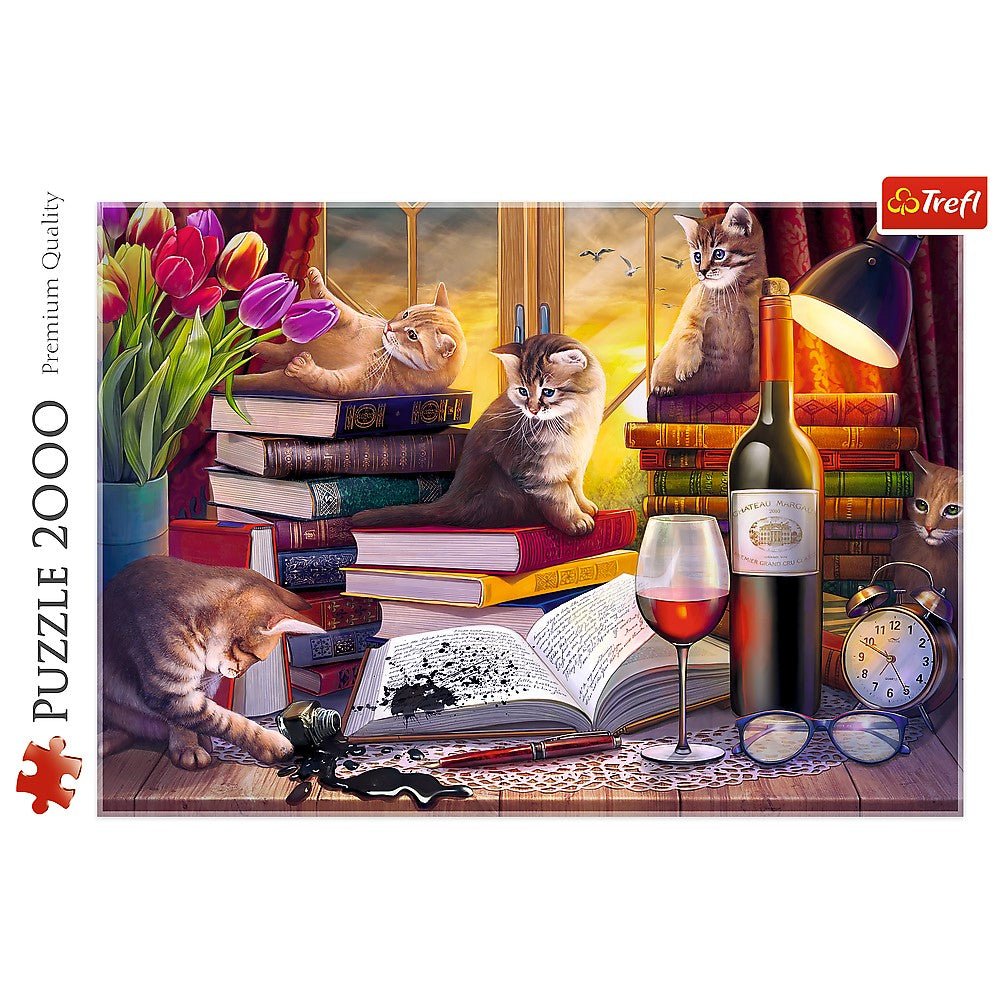 Red Cat's Evening 2000 Piece Puzzle