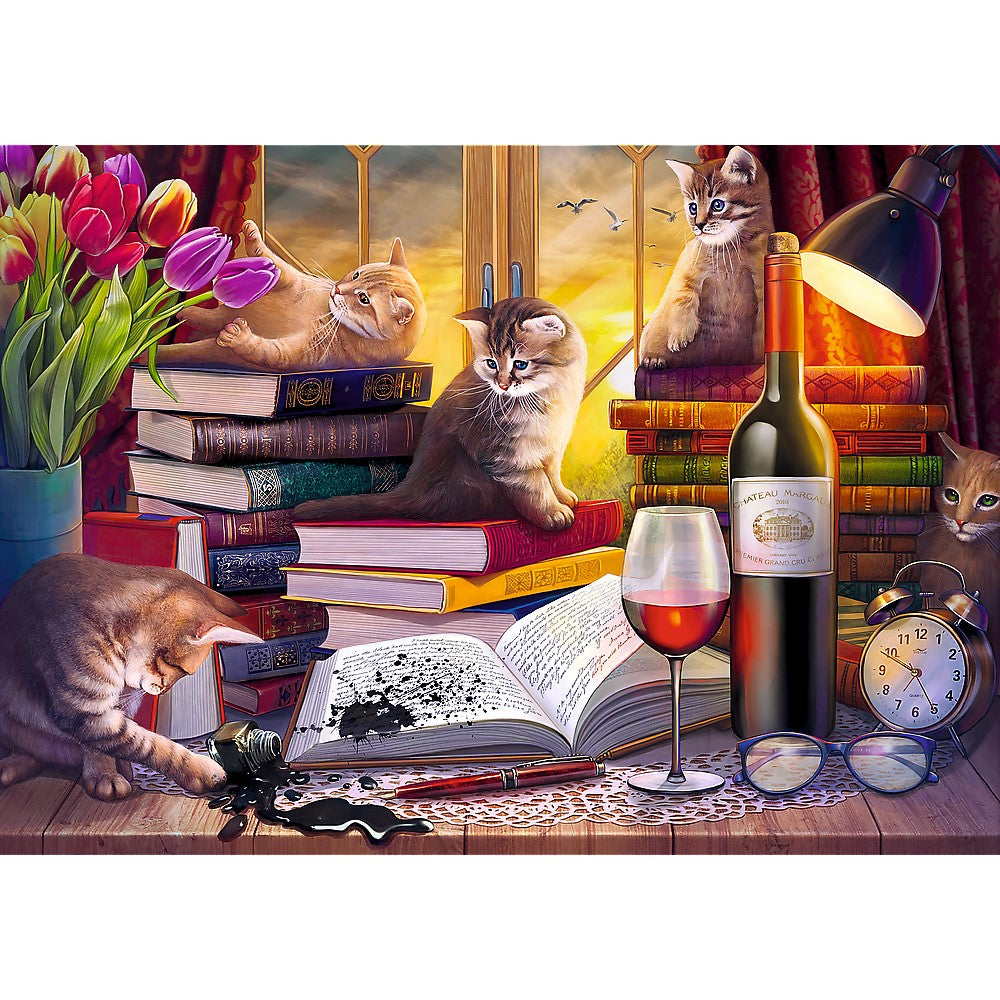 Red Cat's Evening 2000 Piece Puzzle