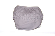 Solid White Ruffle Bloomers For Girls