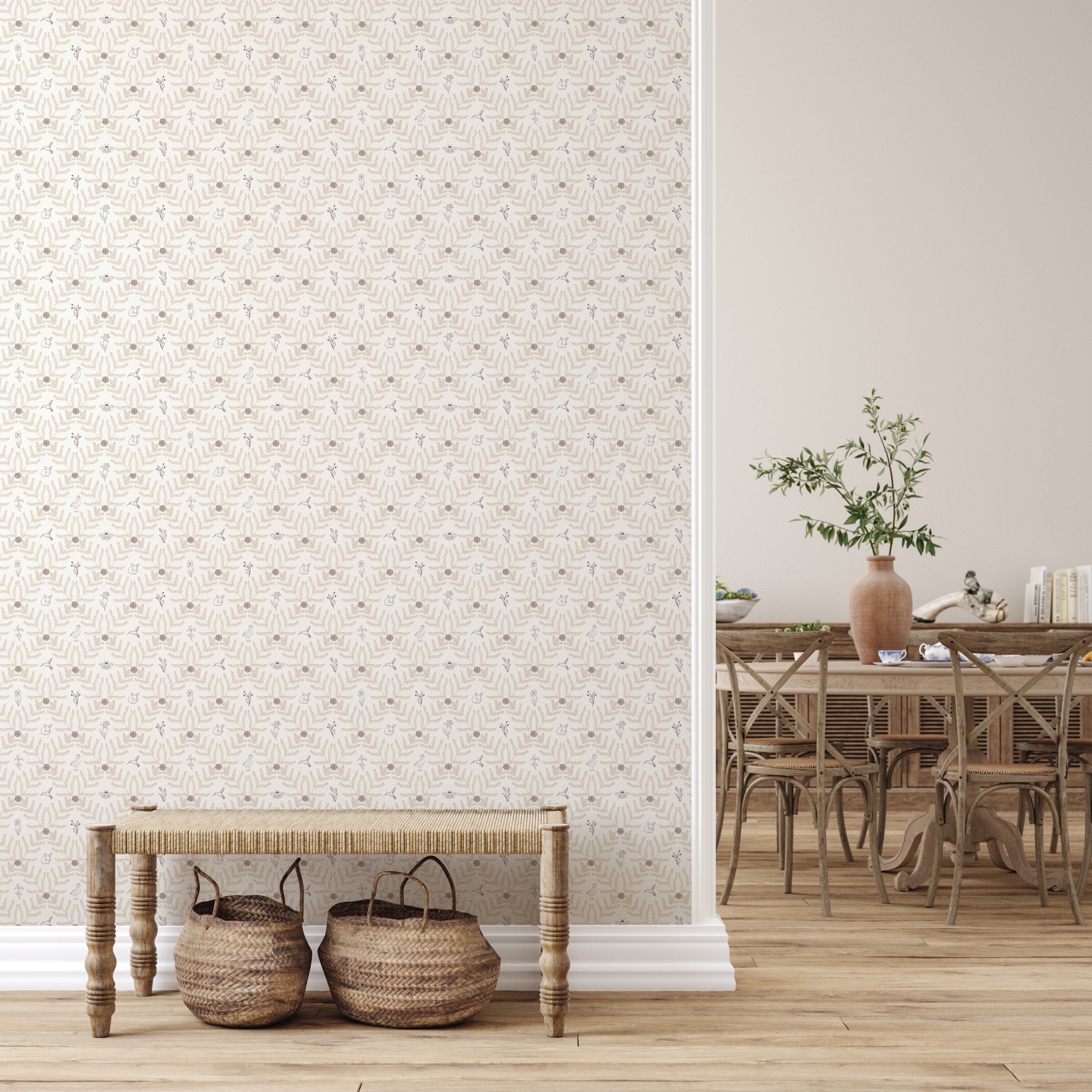 Navie Wallpaper By Hannah Langford Design
