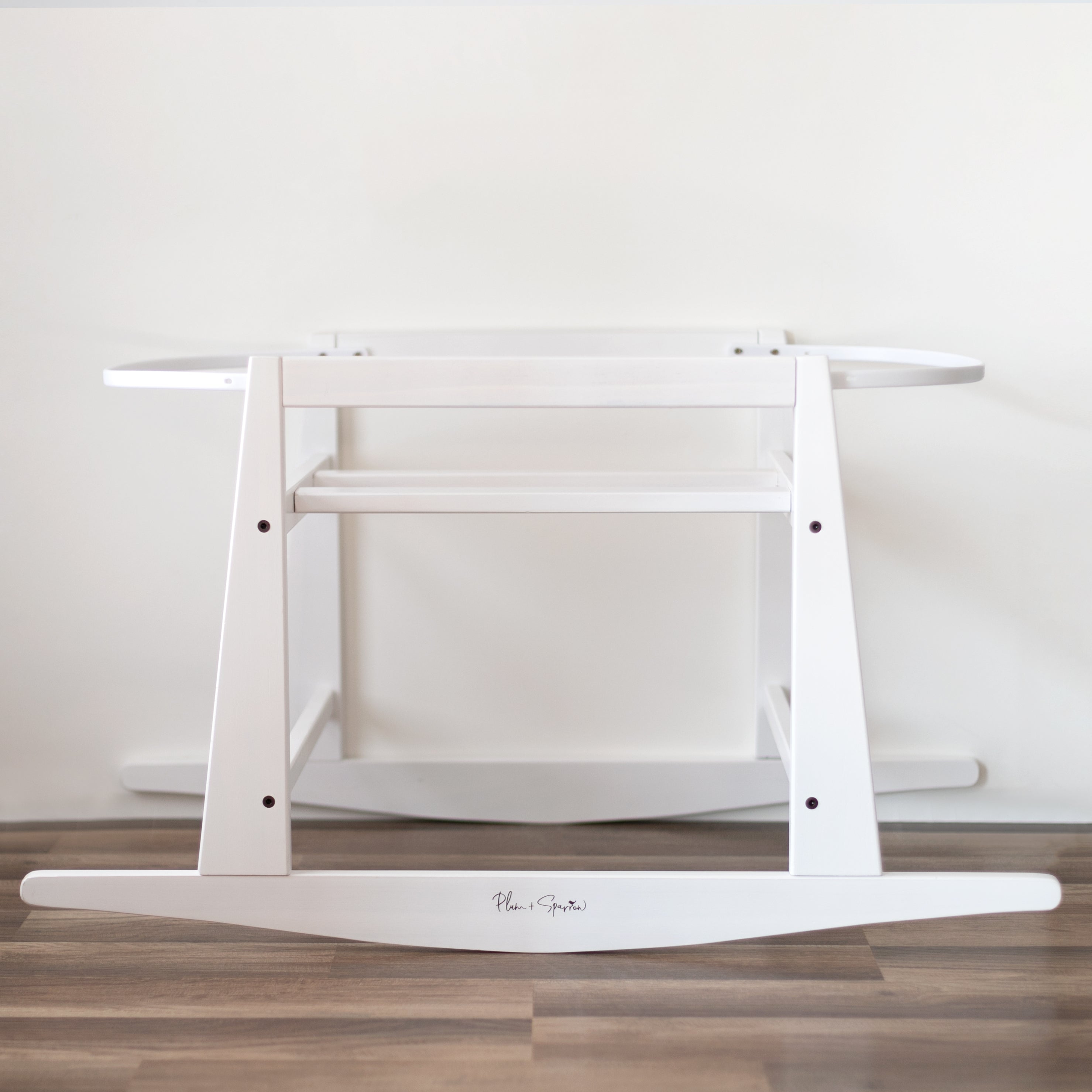 Original Rocking moses Bassinet Stand with Brake white