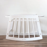 Modern Rocking  Moses Bassinet Stand with Brake white