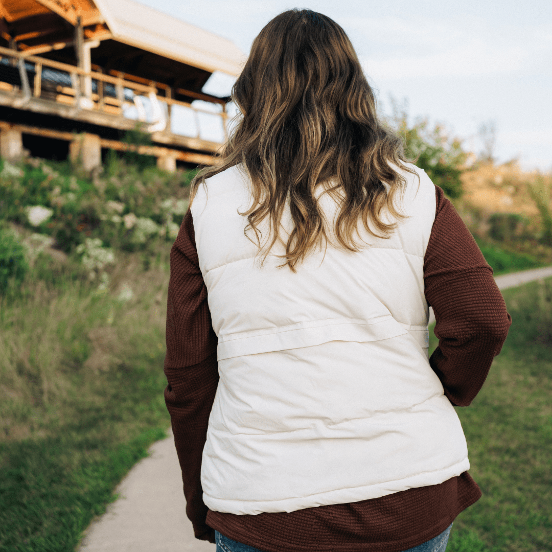 White Vest With Pockets