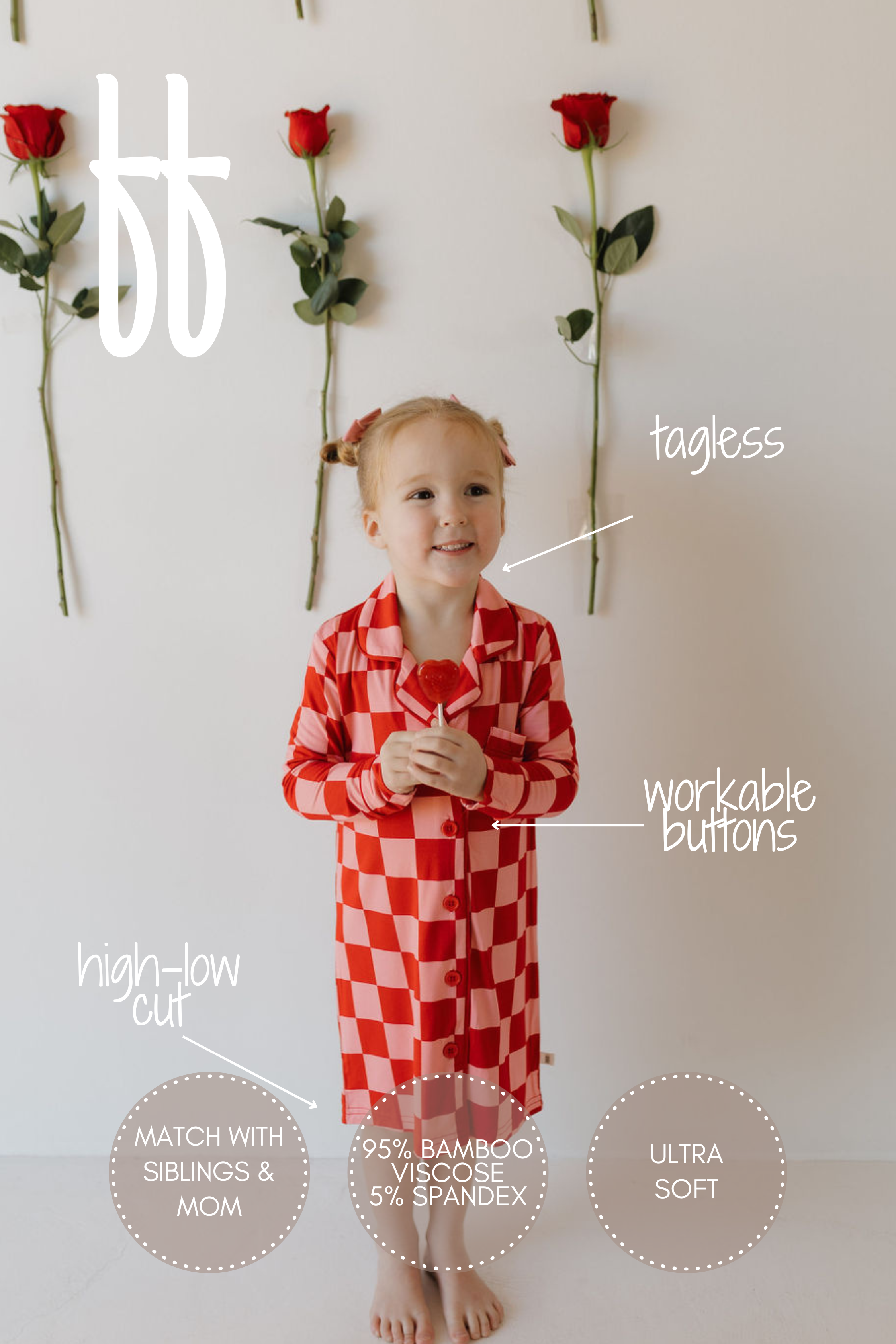 Toddler Bamboo Sleeping Dress | Xoxo
