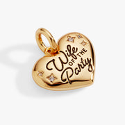 ‘wife Of The Party’ Heart Charm