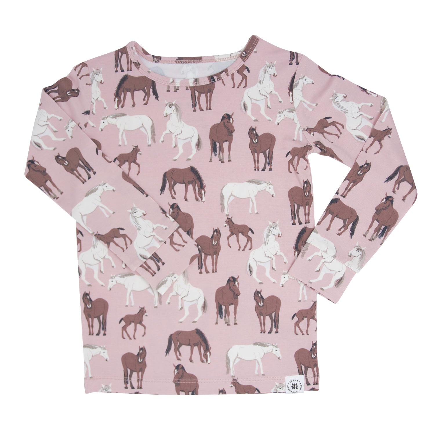 Wild Horses Big Kid Pajama Set
