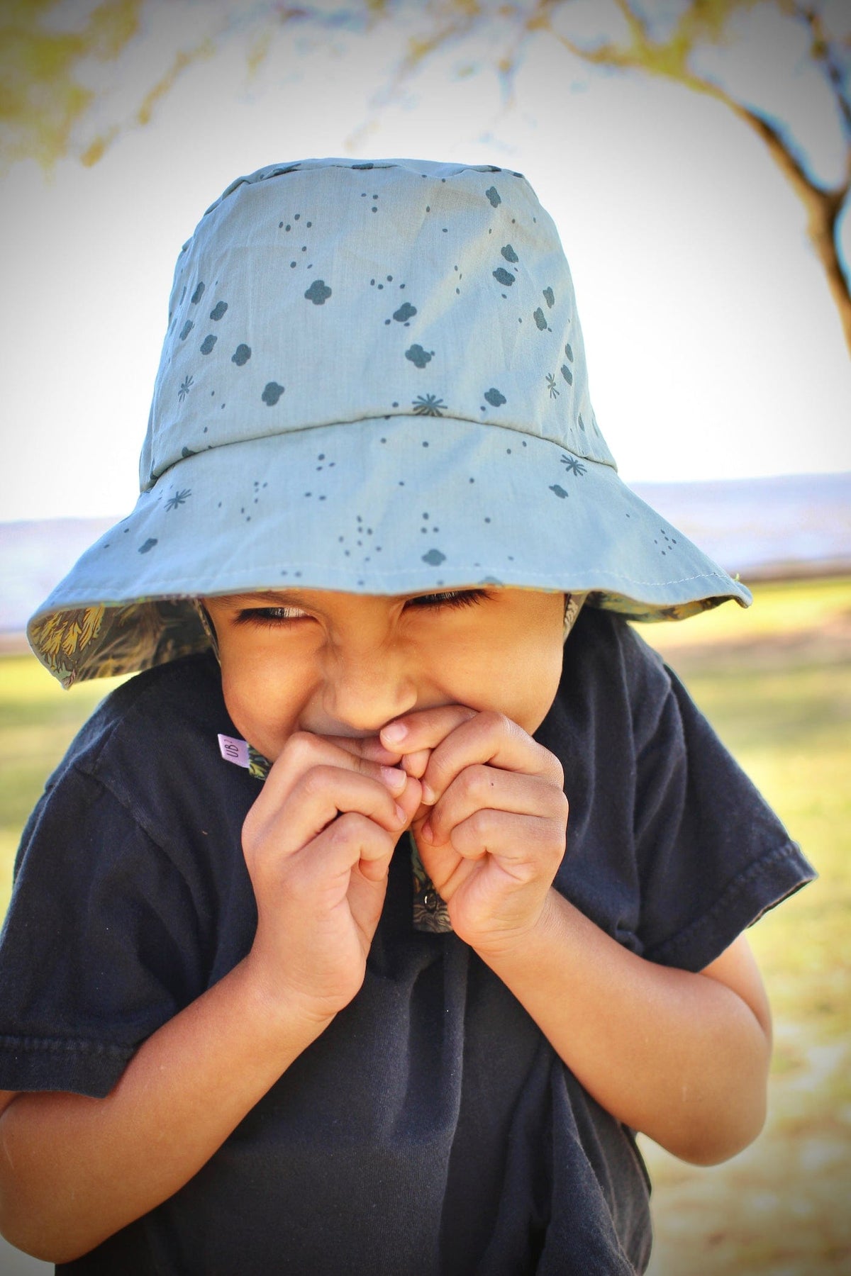 Bucket Hat In Organic Wild Coast