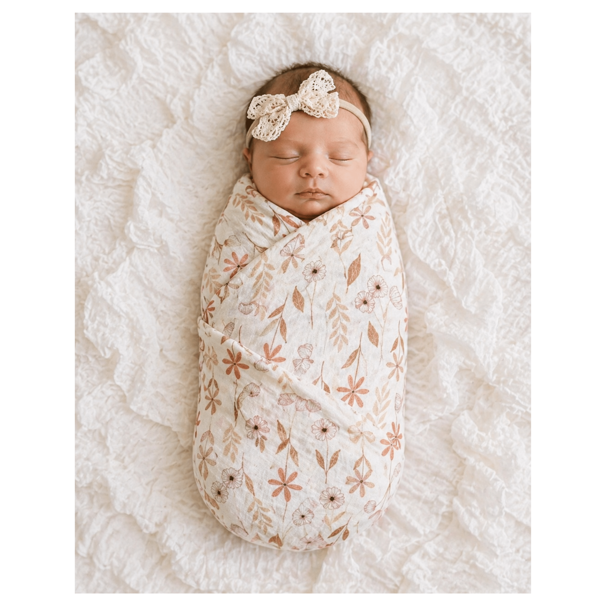 Bamboo Stretch Swaddle - Wildflower