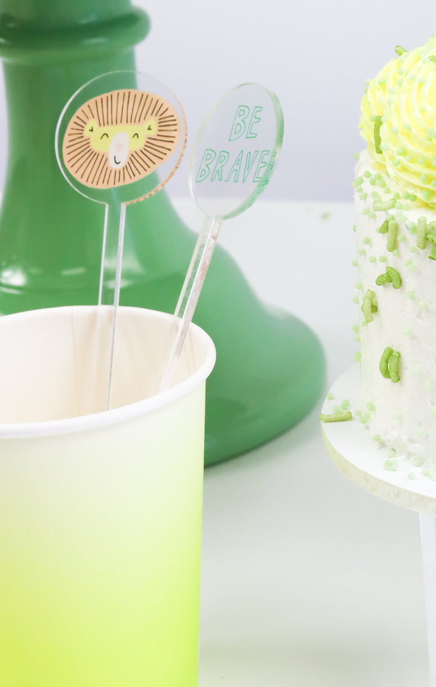 Wild One Acrylic Drink Stirrers