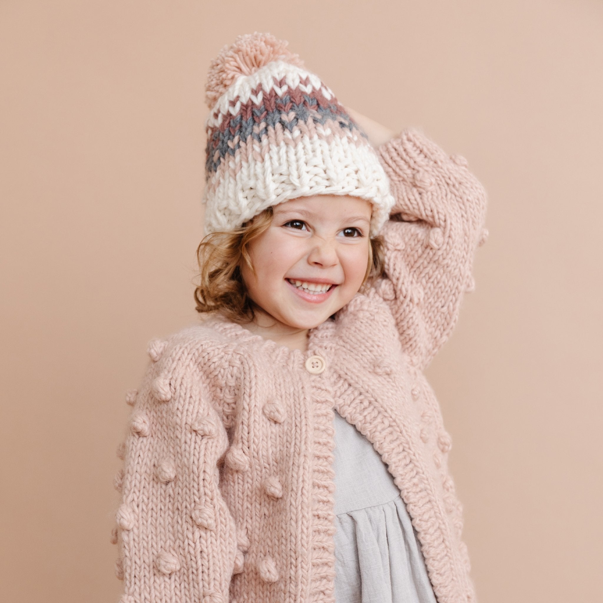 Will Stripe Hat, Blush